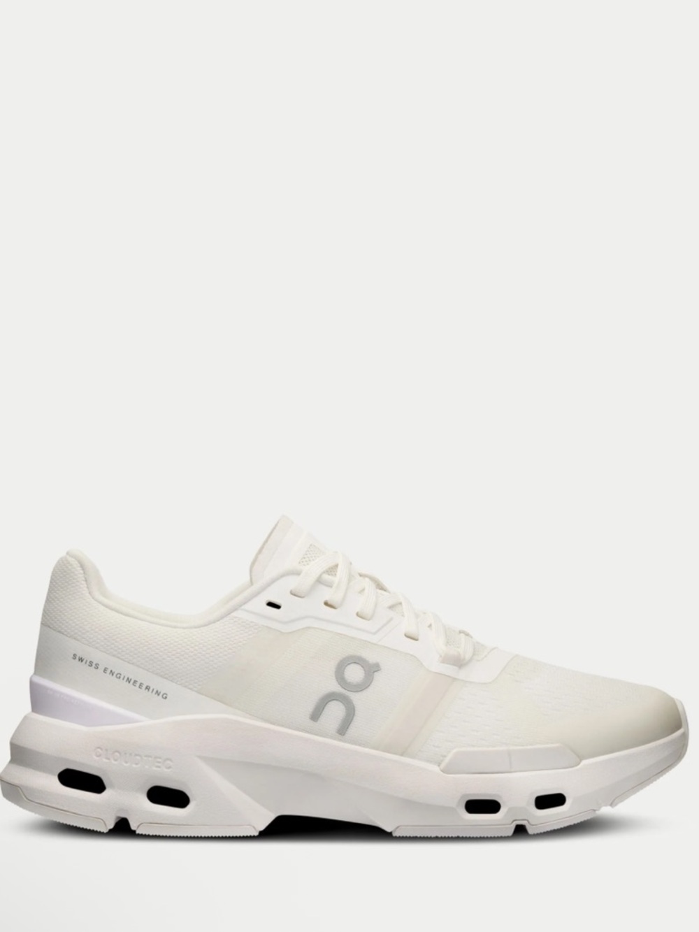 On Running Men's THE ROGER Advantage Pro Running Shoe - White/Cream